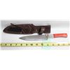 Image 1 : DAMASCUS HUNTING KNIFE ROSEWOOD HANDLE