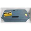 Image 1 : PLASTIC STORAGE BIN W/ 18 45 CAL 400 GRAIN FLAT