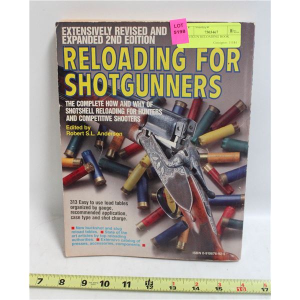 SHOTGUN RELOADING BOOK