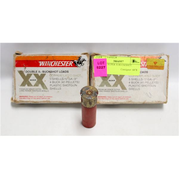 2 BOXES SUPER X BUCKSHOT
