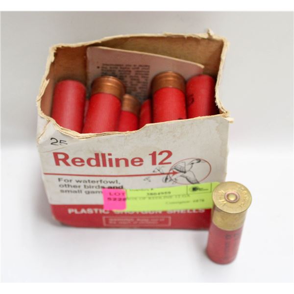 PART BOX OF REDLINE 12 GA