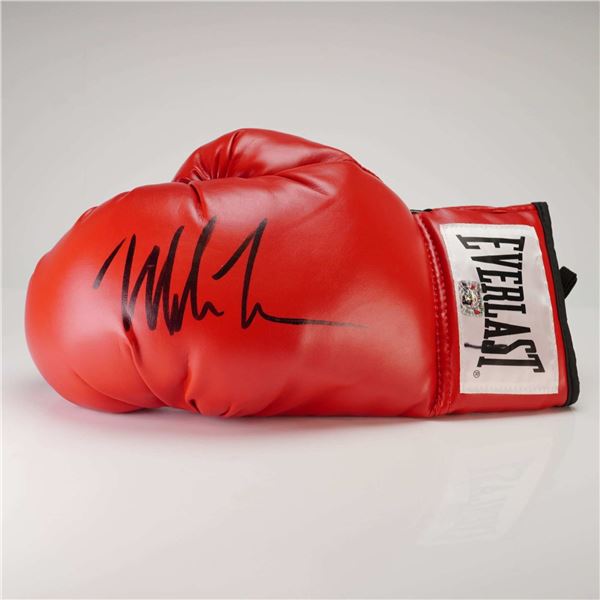 Mike Tyson Signed Red Everlast Boxing Glove