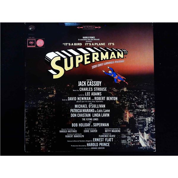 Original Broadway Cast Recording It's A Bird It's A Plane It's Superman 1966 Stereo LP