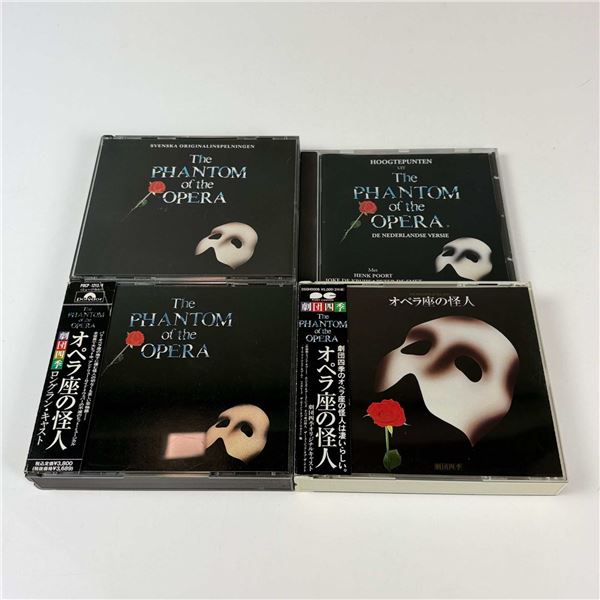 4pc Phantom of the Opera CD Grouping Including Japanese Releases