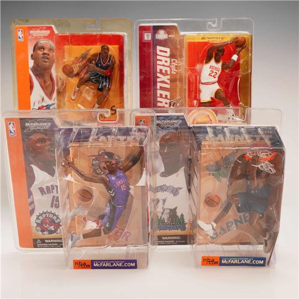 4pc McFarlane Toys NBA SportsPicks Action Figures in Original Packaging