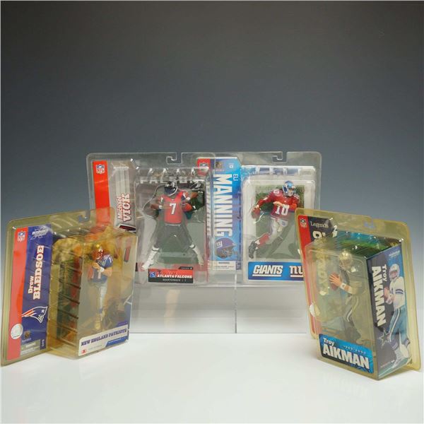 4pc Lot of McFarlane Toys NFL Sportspicks Action Figures in Original Packaging