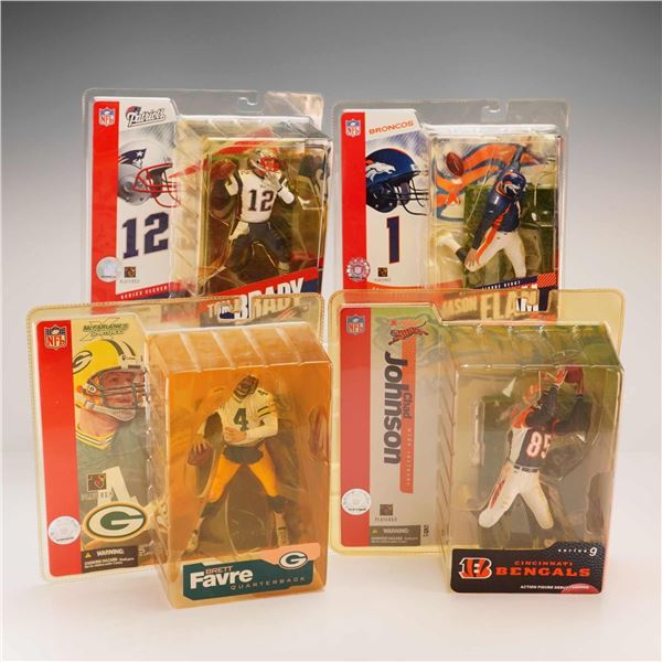 4pc McFarlane Toys NFL Sports Picks Series Action Figures in Original Boxes