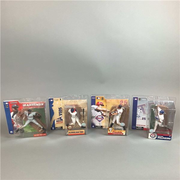 4pc Collection of McFarlane Toys MLB Series Baseball Action Figures in Original Boxes