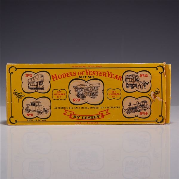 Lesney Matchbox Models of Yesteryear Gift Set G-7 with Five Die-Cast Vehicles