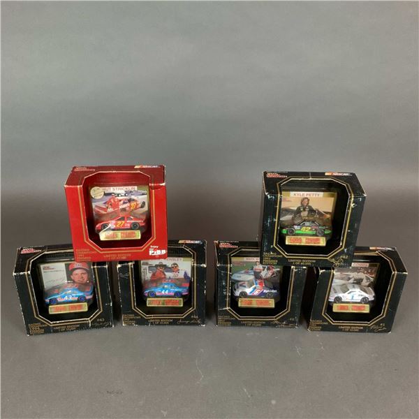 Six Racing Champions Premier Edition NASCAR 1:64 Scale Model Cars