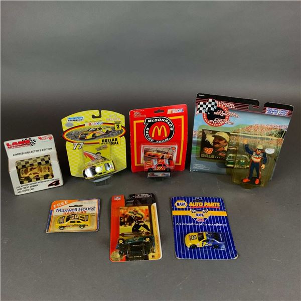 A Lot of 7 NASCAR Model Cars and Diecast Racing Collectibles