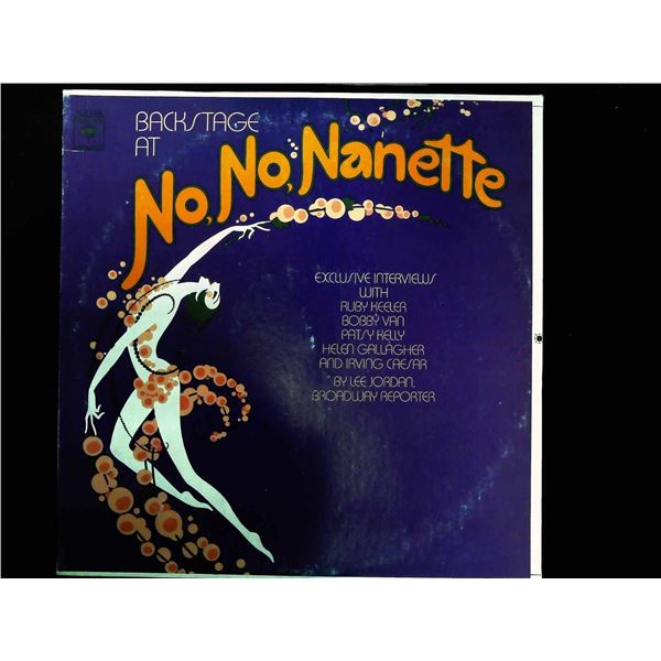 Backstage At No, No, Nanette Promotional Interview LP Columbia AS 2 1023