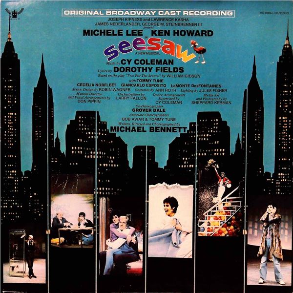 Buddha Records Seesaw Broadway Cast Vinyl Record
