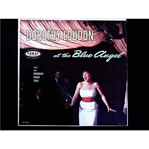 Dorothy Loudon At the Blue Angel Coral Records CRL 57265 Promotional LP