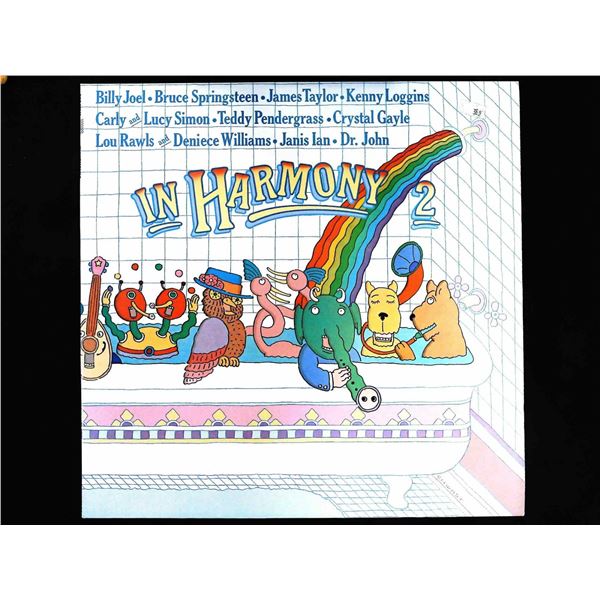 IN HARMONY 2 Promotional Vinyl LP (1981) featuring Billy Joel and Bruce Springsteen