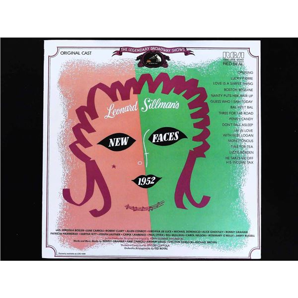 Leonard Sillman - New Faces 1952 Cast RCA Victor Red Seal Reissue