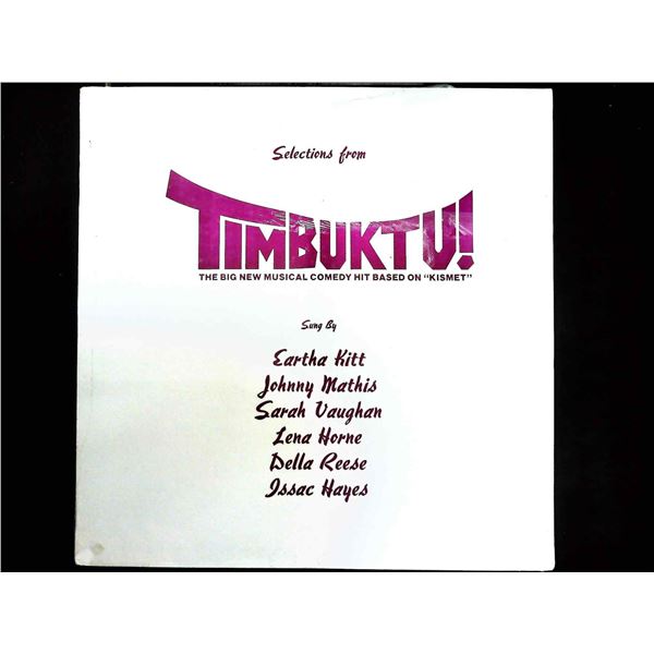 Timbuktu! Promotional LP Sleeve featuring Eartha Kitt, Johnny Mathis, Sarah Vaughan, 1978