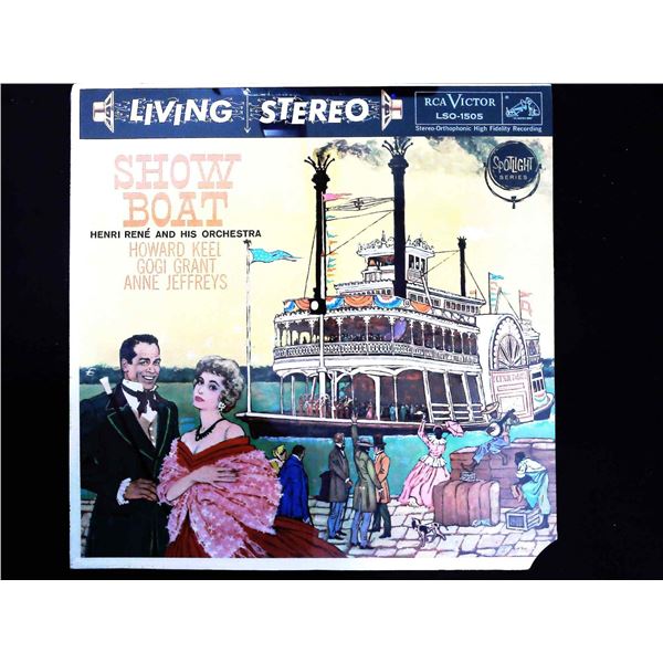 Vintage 1959 RCA Victor Living Stereo Show Boat Soundtrack Album Sleeve LSO-1505