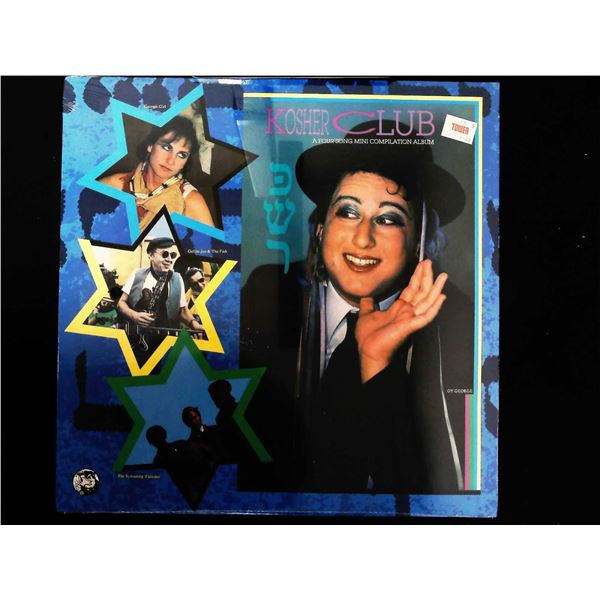 Vintage Kosher Club New Wave Post-Punk Mini Compilation Album Sleeve