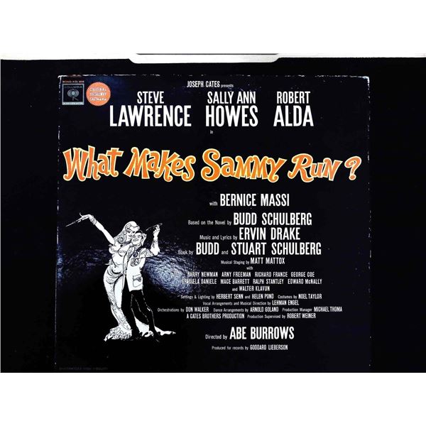 What Makes Sammy Run? Original Broadway Cast Recording Promotional Mono Vinyl LP