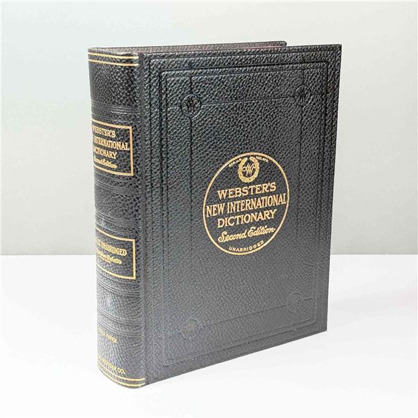 Webster's New International Dictionary, Second Edition. 1959.