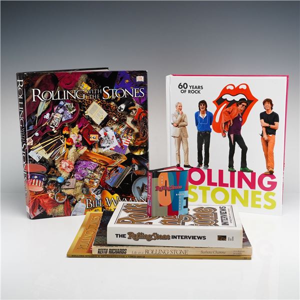 6pc Collection of Rolling Stones Hardcover and Softcover Books, Magazine and Pocket Book of Love