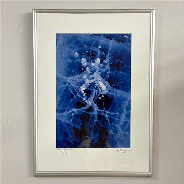 Gene Pembroke, Fractures in a Frozen Lake #2, Mongolia, 2005, Limited Edition Print