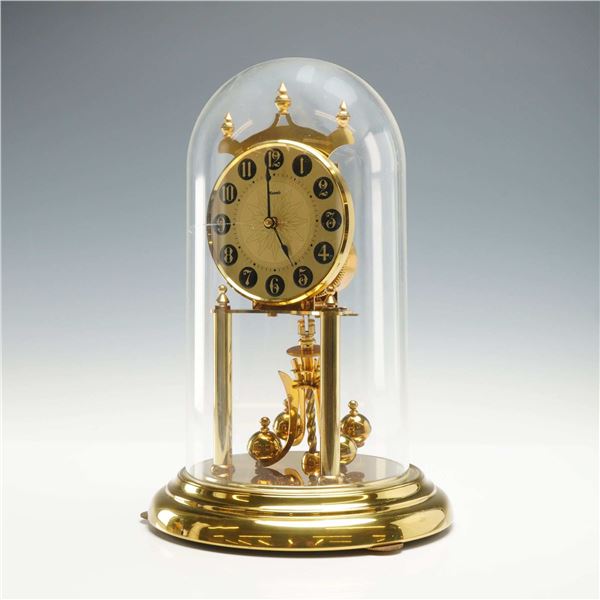 Kundo Made in Germany Brass Color Dome Top Mantel Clock