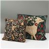 Image 1 : 2pc Handwoven and Needlepoint Pillows