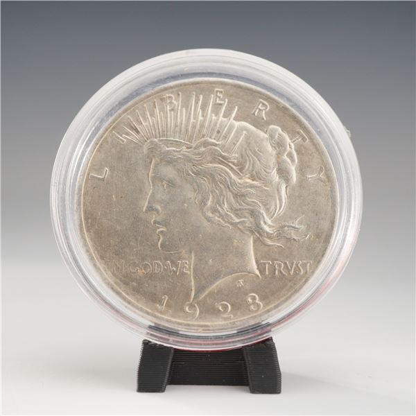 1923 US Peace Silver One Dollar Coin, Circulated
