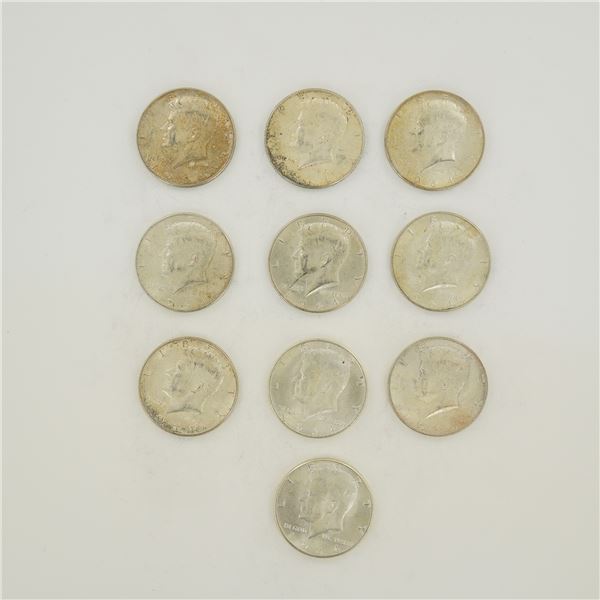 A Group of US 1964 Kennedy Half Dollars, $5.00 Face Value