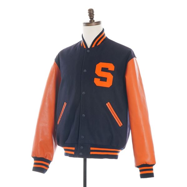 Stewart & Strauss Syracuse University Varsity Letterman Jacket, Size Large
