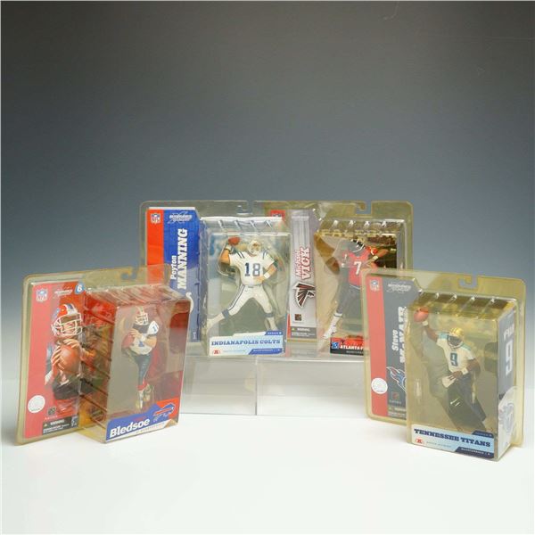 A 4pc Collection of McFarlane Toys NFL SportsPicks Action Figures