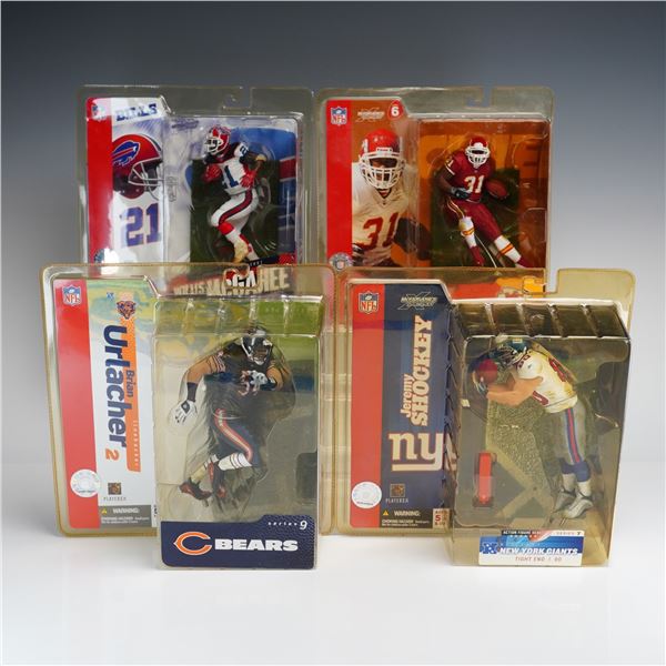 4pc NFL Figurines in Boxes Featuring McFarlane Toys SportsPicks Action Figures