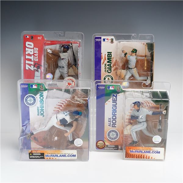 4pc Collection of McFarlane Toys MLB Sports Picks Series Action Figures