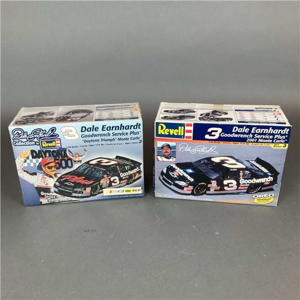 2pc Revell Dale Earnhardt NASCAR 1:24 Monte Carlo Model Kits