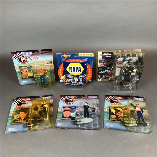 Six Winners Circle and NASCAR Action Figures & Model Cars
