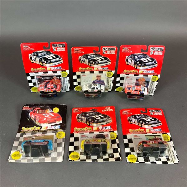 6pc Racing Champions NASCAR Die-Cast Stock Cars