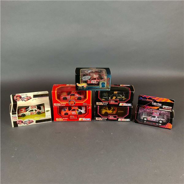 7pc Nascar Die Cast Model Cars w/ Hot Wheels & Racing Champions