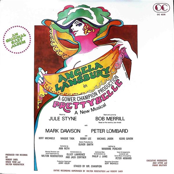 Angela Lansbury in Prettybelle Original Cast Album Cover, 1970