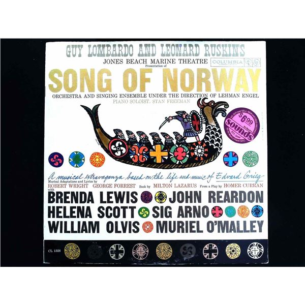 Guy Lombardo and Leonard Ruskins. Song of Norway. Columbia CL 1328, 1959.