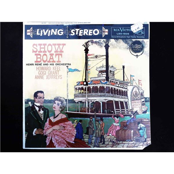 Henri Rene and His Orchestra Show Boat RCA Victor LSO-1505 Album Sleeve