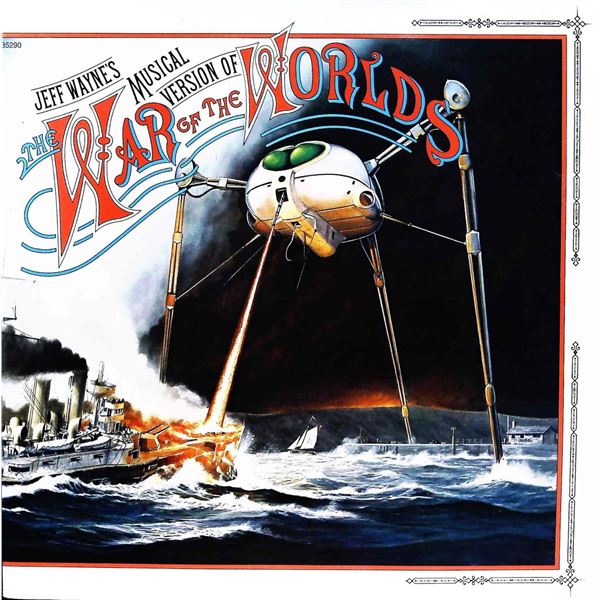 Jeff Wayne's Musical Version of The War of The Worlds, 1978 Album Sleeve