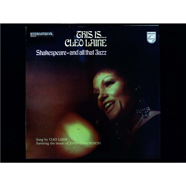 Laine, Cleo. This Is... Cleo Laine: Shakespeare-and all that Jazz. Philips, c. 1970. Reissue.