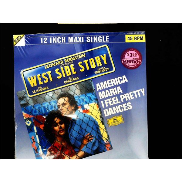 Leonard Bernstein Conducts West Side Story Deutsche Grammophon 12 Inch Maxi Single 415 435-1