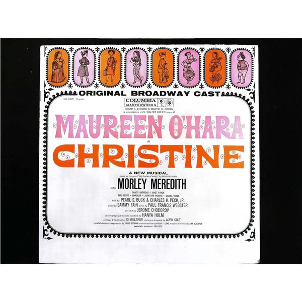 Maureen O'Hara in Christine Original Broadway Cast Recording Columbia Masterworks OL 5520
