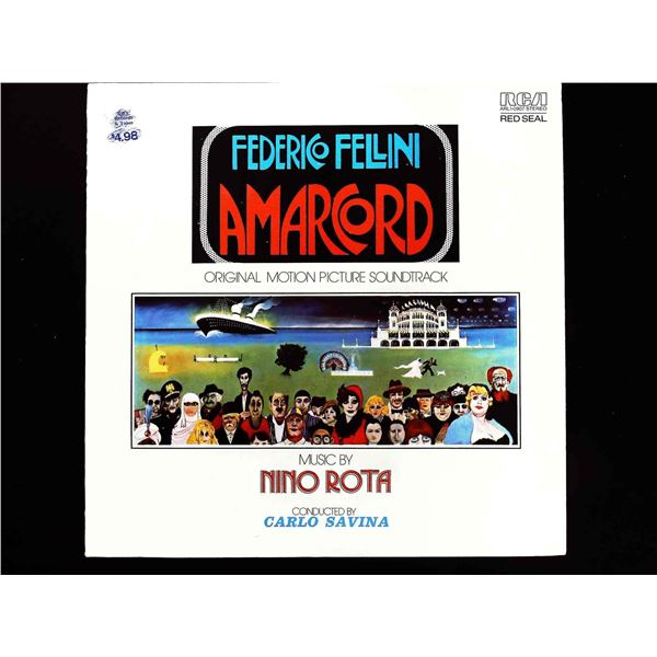 Nino Rota - Amarcord Soundtrack RCA 1974 First US Pressing