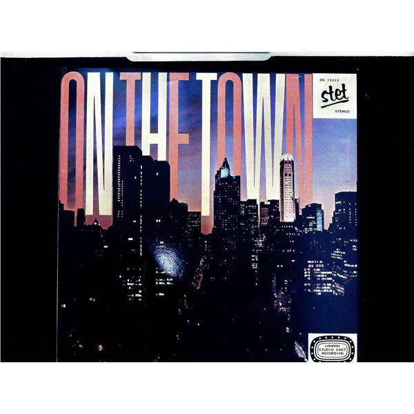 On The Town London Studio Cast Recording Stet Records Vinyl LP DS 15029