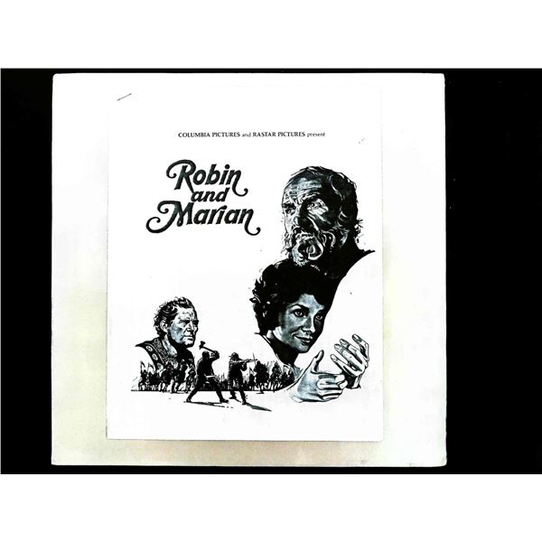 Robin and Marian Promotional Soundtrack Vinyl Record by John Barry