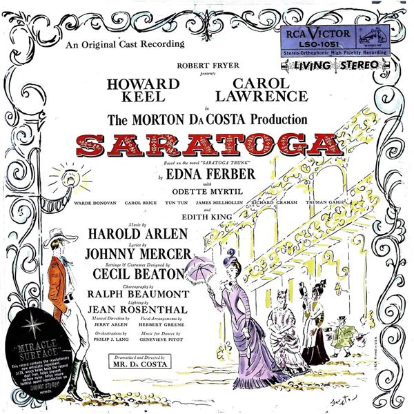 Saratoga Original Cast Recording RCA LP Record Album